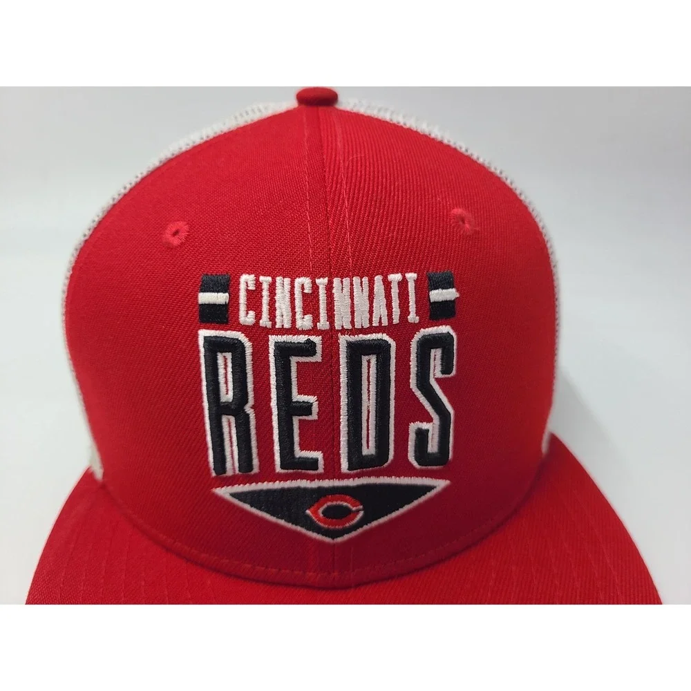 Cincinnati‎ Reds New Era 9Fifty Mesh Trucker Snapback Hat Cap Men MLB Red White